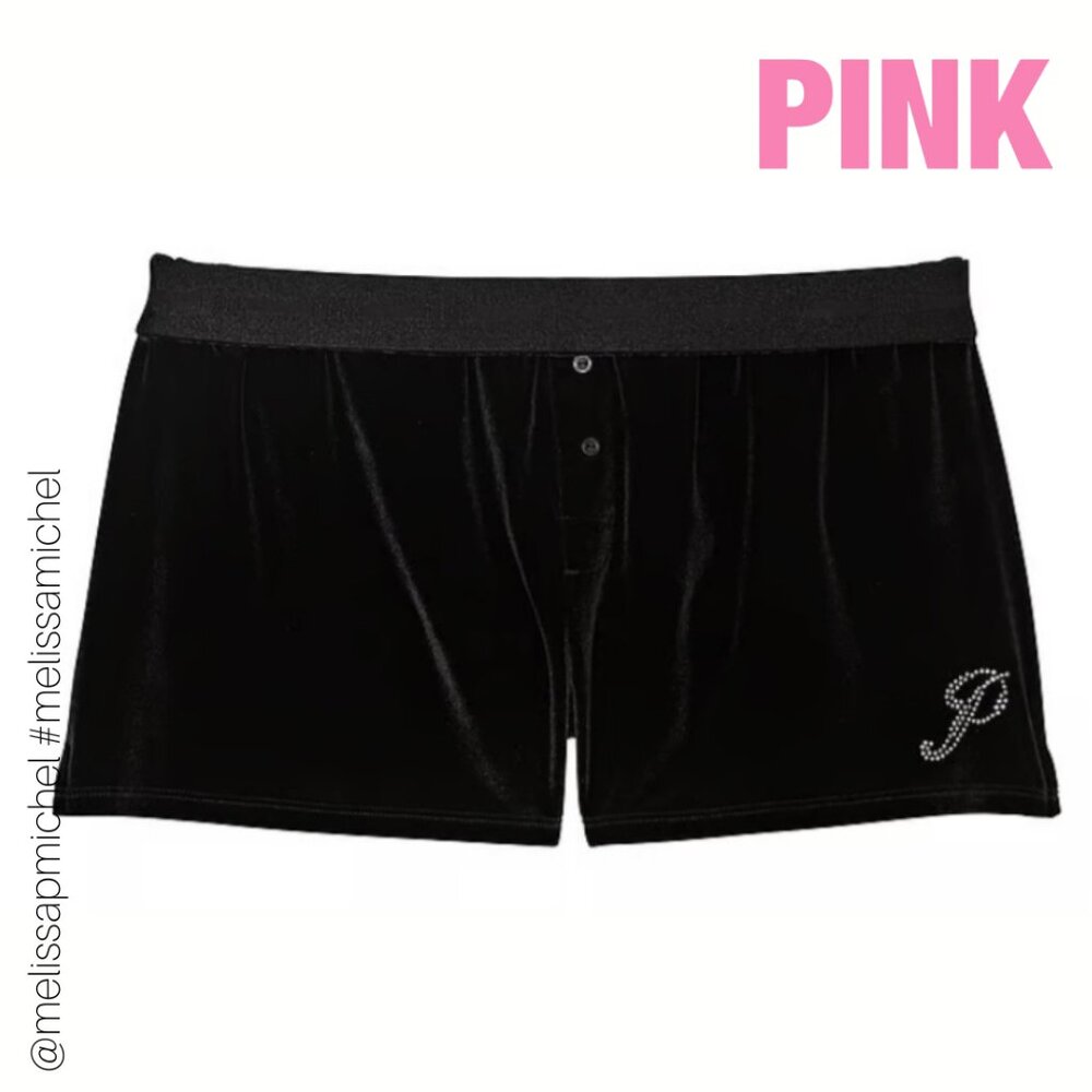 PINK VS Velvet Boxy Sleep Shorts